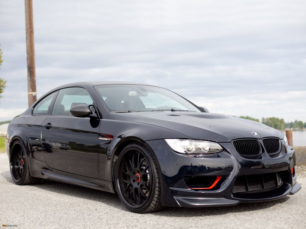 black bmw m 3 coupe on gray asphalt road