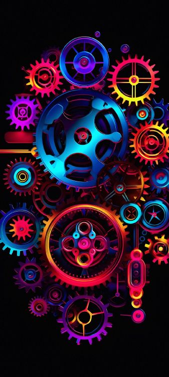 Grafik-design, Moonaz, Android, Ios, Licht. Wallpaper in 1080x2400 Resolution
