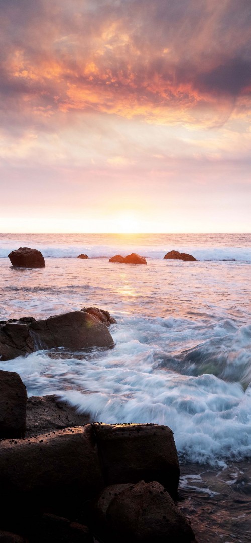 Image cloud, water, atmosphere, afterglow, natural landscape