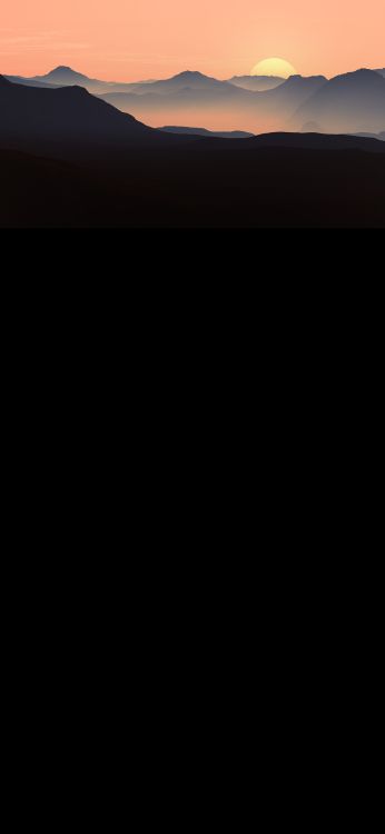 Atmosphère, Noir, de Teintes et de Nuances, Horizon, Cumulus. Wallpaper in 1080x2340 Resolution