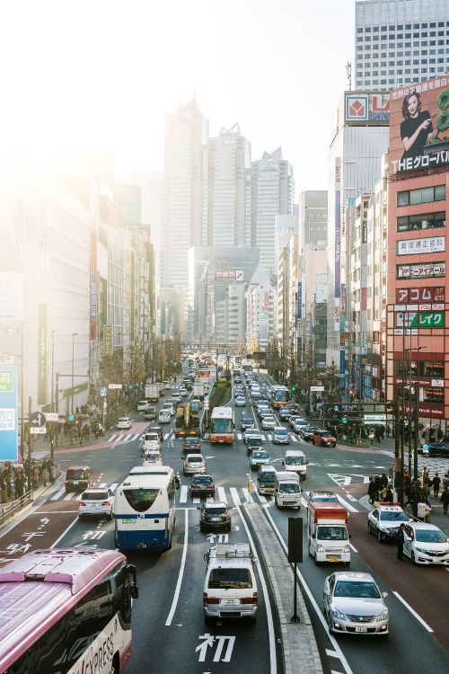 cars on road in city during daytime