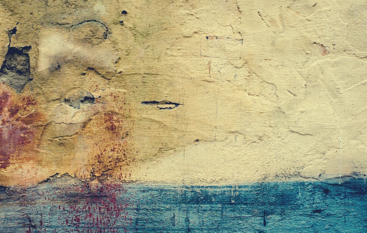 Peinture Abstraite Marron Bleu et Rouge. Wallpaper in 4822x3070 Resolution