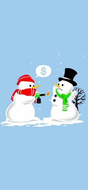 Bonhomme, L'expression du Visage, Neige, Cartoon, Hat. Wallpaper in 1080x2340 Resolution