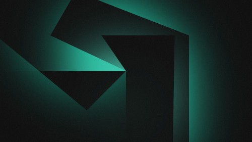 Image black and teal abstract illustration