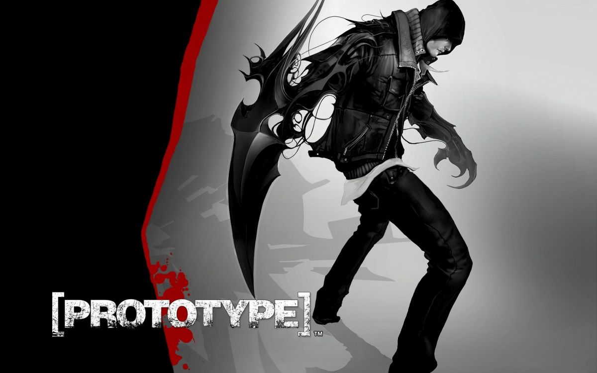 Prototype, Prototype 2, Graphisme, Noir et Blanc. Wallpaper in 1920x1200 Resolution