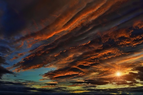 Image white clouds and blue sky during daytime