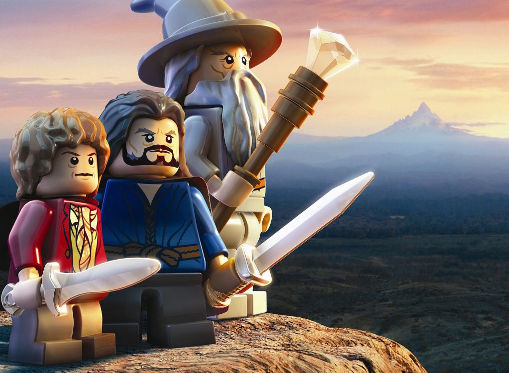 Lego le Hobbit, Lego Le Seigneur Des Anneaux, Bilbon Sacquet, le Seigneur Des Anneaux, Cartoon. Wallpaper in 2000x1466 Resolution
