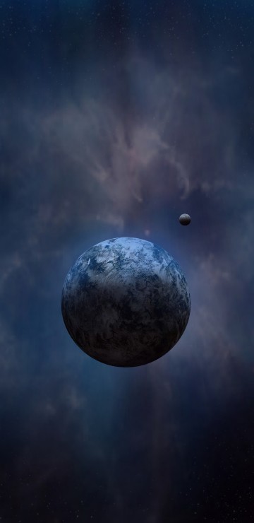 Image full moon in the sky