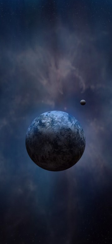 Image full moon in the sky