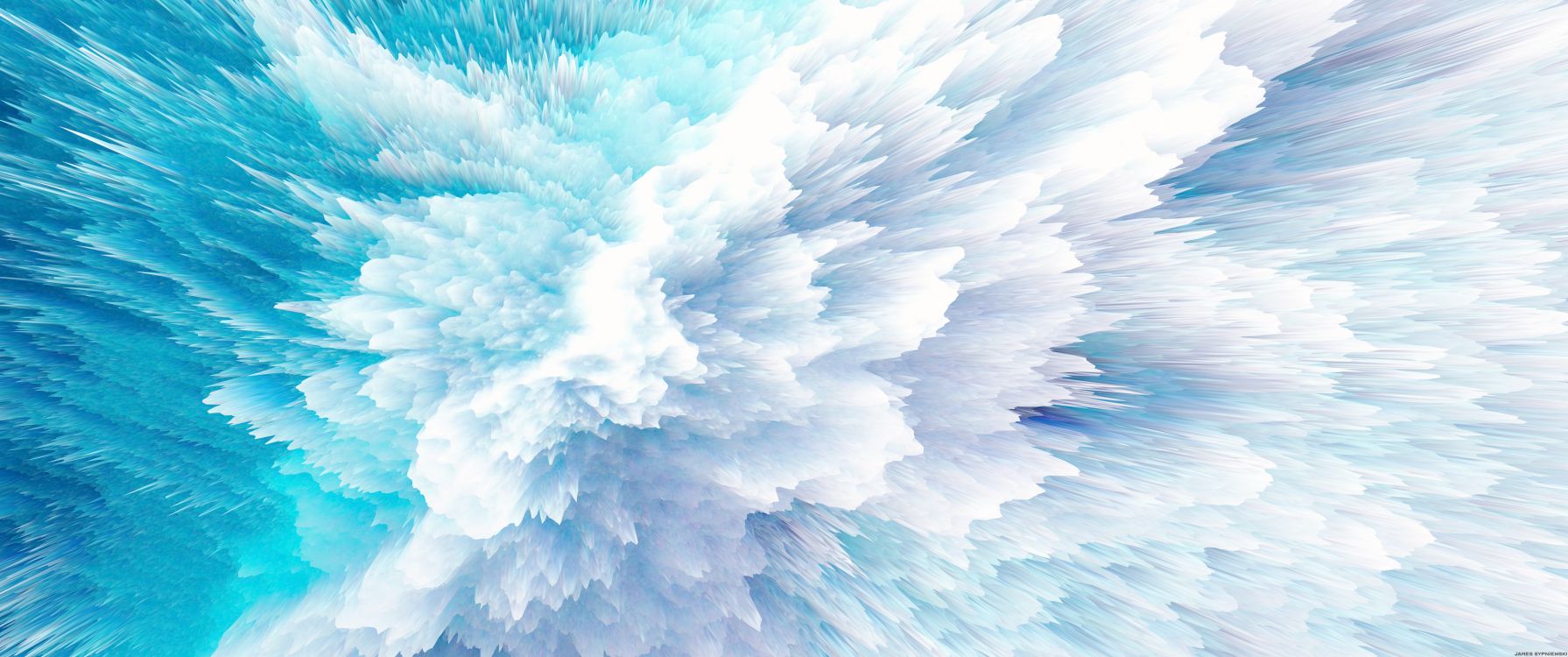 抽象艺术, Azure, 人体内的水, 积云, 羽毛 壁纸 3440x1440 允许