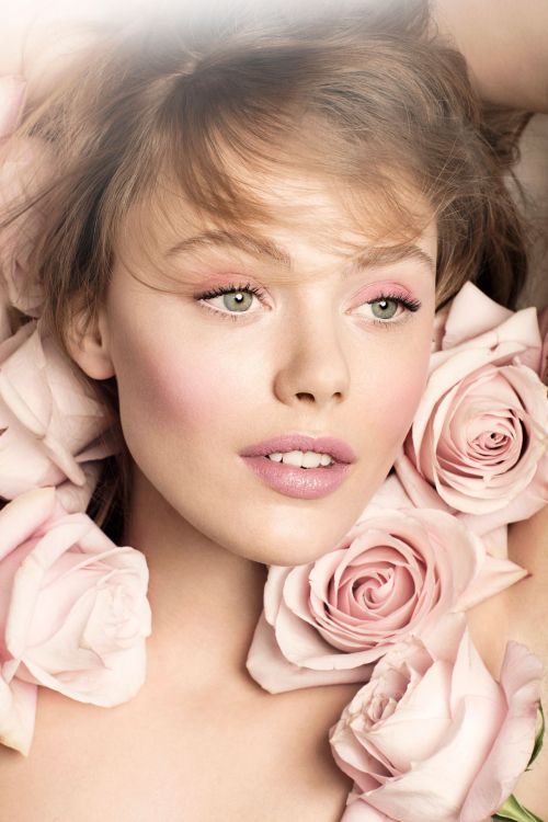 Elle, 粉红色, 眉毛, 金发碧眼的, 发型 壁纸 1200x1800 允许