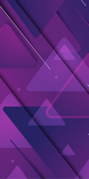 Lilas, Purple, Azure, Violette, Triangle. Wallpaper in 1080x2160 Resolution