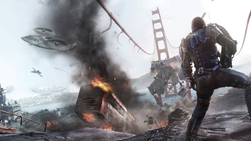 Image call of duty advanced warfare, call of duty 4 modern warfare, pc game, disaster, war