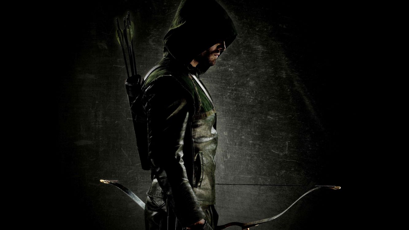 Oliver Queen, CW, Dc漫画, 绿箭, 黑色的 壁纸 3840x2160 允许