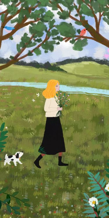 Xiaomi, Xiaomi Redmi 5, La Gente en la Naturaleza, Arte, Pintura. Wallpaper in 1080x2160 Resolution