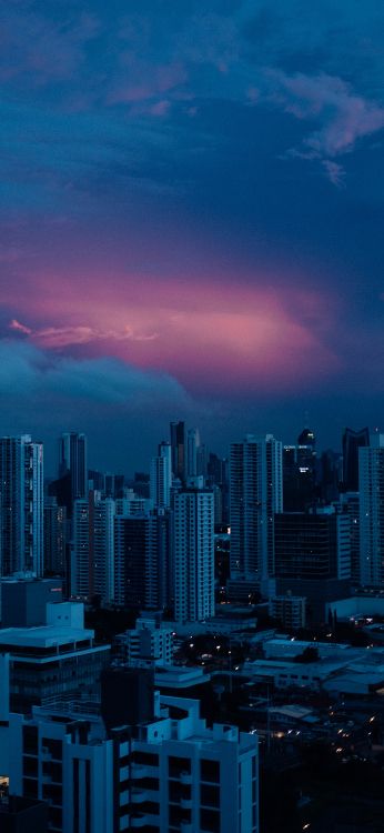 城市景观, 建筑, 气氛, 性质, Azure 壁纸 1080x2340 允许