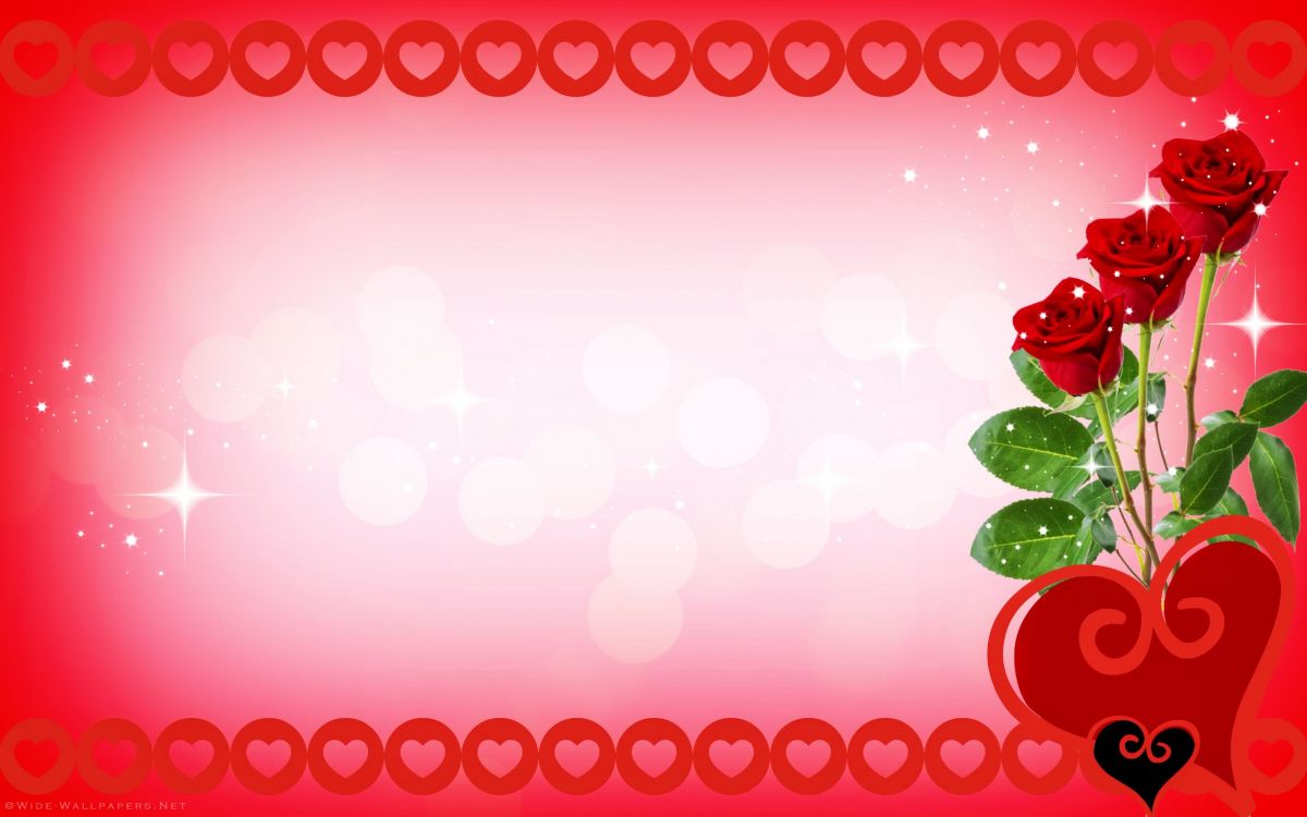 le Jour de Valentines, Cœur, Red, Amour, Roses. Wallpaper in 2560x1600 Resolution