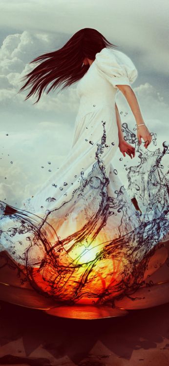 Art, Lumière, Les Gens Dans la Nature, Geste, Heureux. Wallpaper in 1080x2340 Resolution