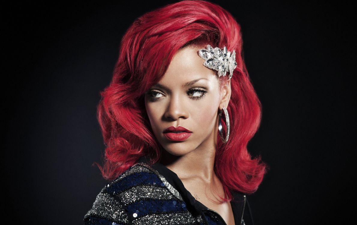Rihanna, Rote Haare, Haar, Gesicht, Augenbraue. Wallpaper in 5616x3537 Resolution