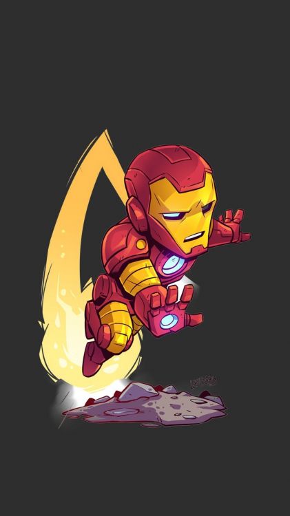 Iron Man, Eisenmann-Karikatur, Captain America, Cartoon, Marvel Comics. Wallpaper in 1080x1920 Resolution