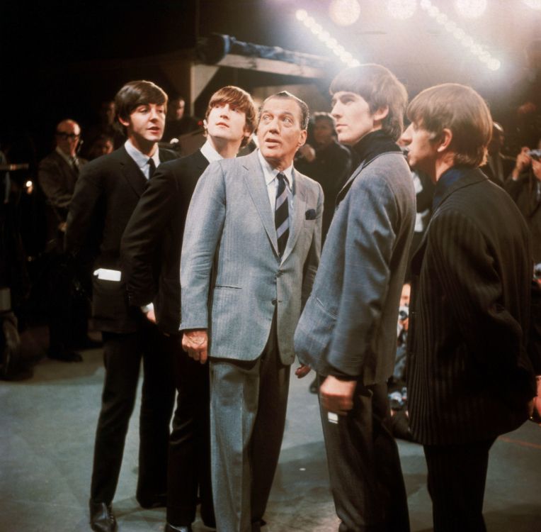 Los Beatles, Ed Sullivan, El Show De Ed Sullivan, Evento, Traje. Wallpaper in 2243x2200 Resolution