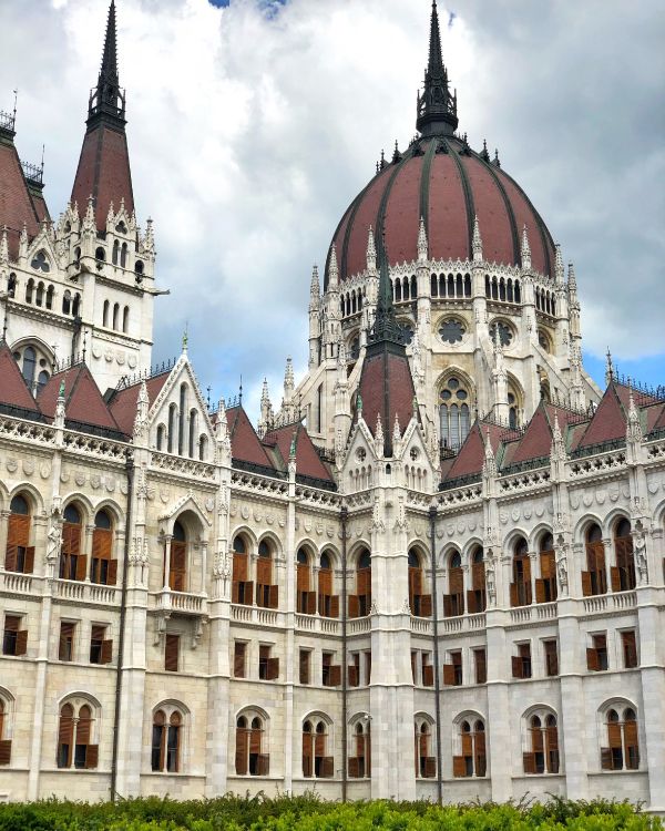 Budapest, Hungarian Parliament Building, nature, mountainous landforms, architecture