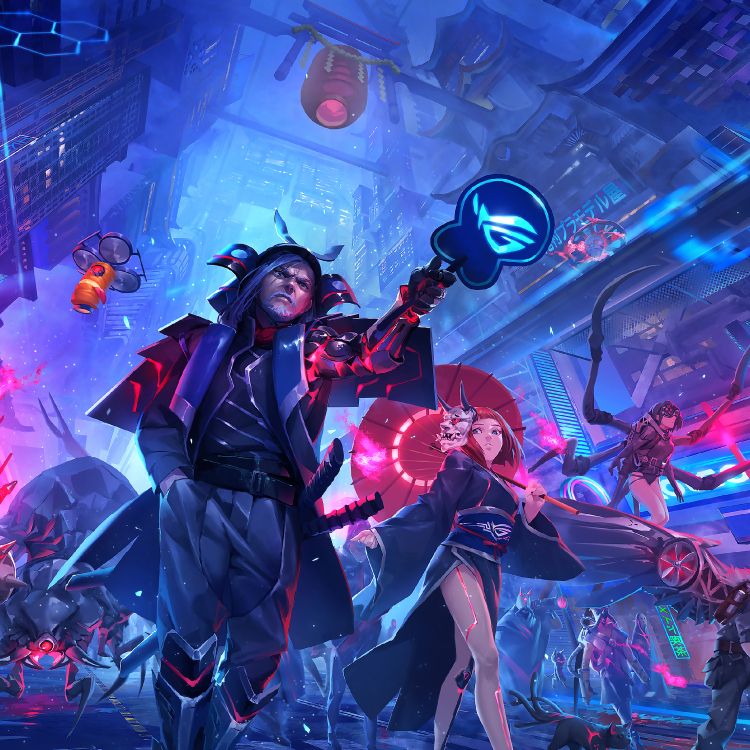 华硕 Rog 手机 5, 华硕, 256 GB, 安卓, 紫色的 壁纸 2448x2448 允许