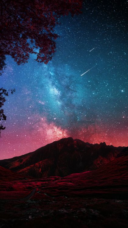 Atmosphäre, Natur, Naturlandschaft, Piste, Astronomisches Objekt. Wallpaper in 4320x7680 Resolution