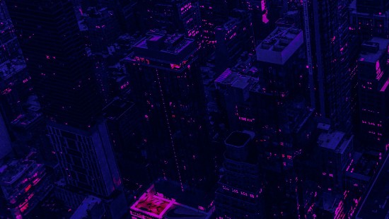 Image smartphone, purple, forehead, high rise building, metropolis