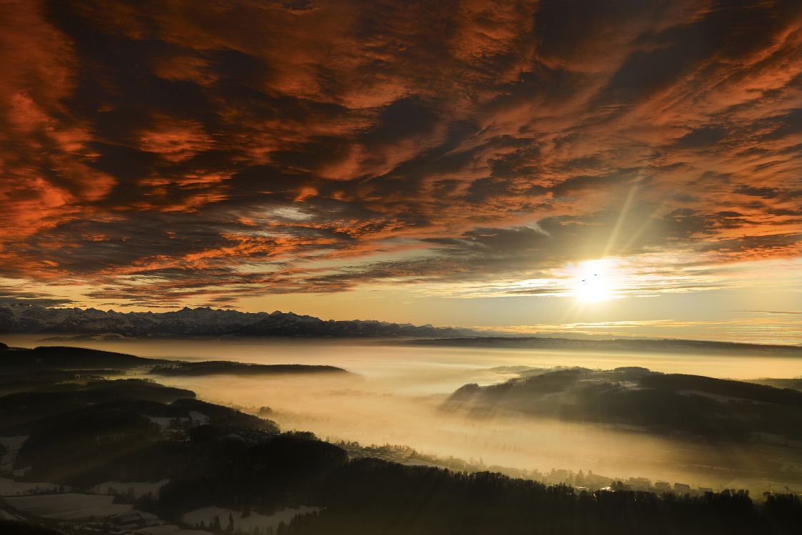 Sonnenuntergang, Natur, Cloud, Horizont, Sonnenaufgang. Wallpaper in 6016x4016 Resolution