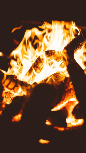 Image close up photo of fire