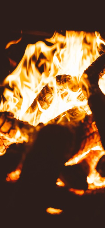 Image close up photo of fire