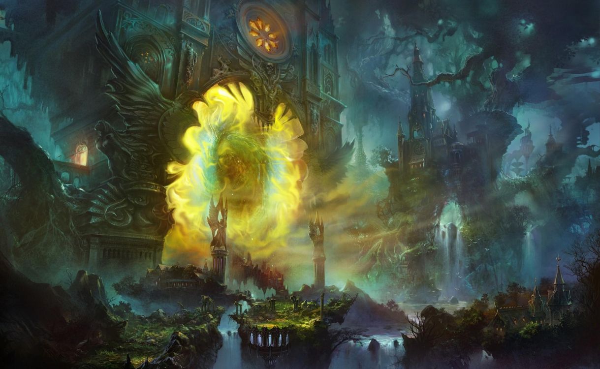 风景画, 奇妙的技术, 艺术, 幻想, 舞台布景 壁纸 2000x1230 允许