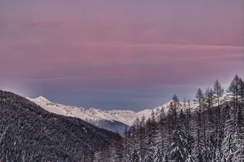 Image mountainous landforms, mountain, nature, snow, winter