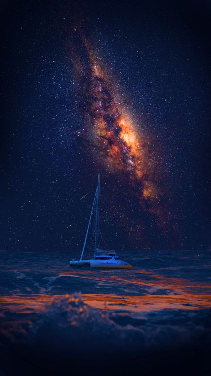 sailboat, yacht, ship, boat, atmosphere