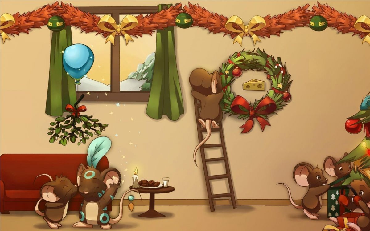 Illustration, Nouvelle Année, Décoration de Noël. Wallpaper in 1920x1200 Resolution