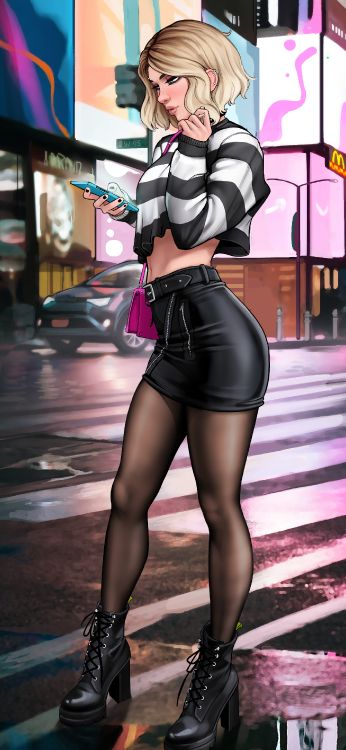 Arôme Sensei, Gwen Stacy, Araignée-fantôme, Spider-Man Dans le Spider-Verse, Fan Art. Wallpaper in 1771x3837 Resolution