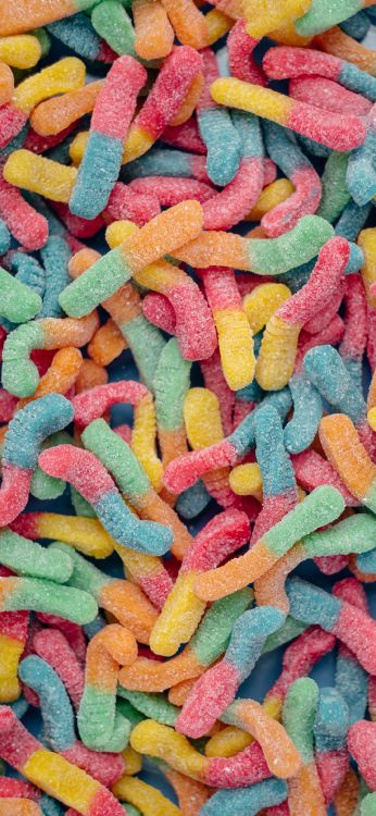 Süßigkeit, Gummiartig Süß, Schokoladen-brownie, Sahnehäubchen, Cupcake. Wallpaper in 1080x2340 Resolution