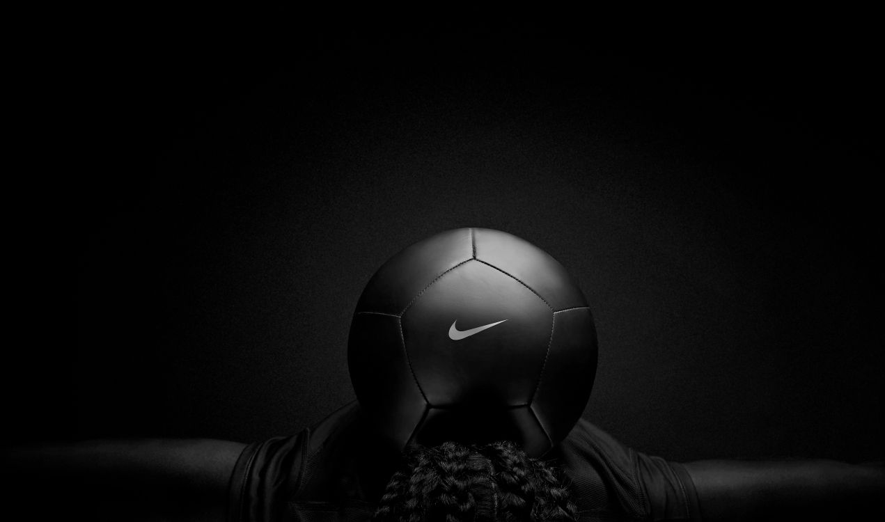 Grayscale Photo of Soccer Ball. Wallpaper in 3840x2265 Resolution