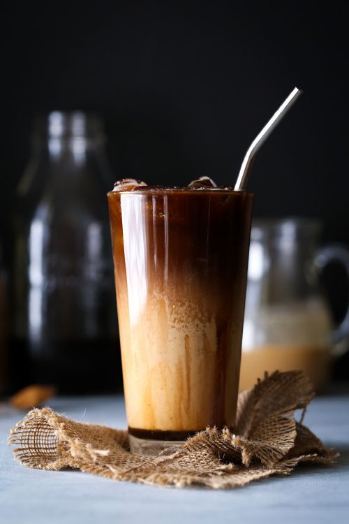 拿铁咖啡, 冰镇咖啡, 焦糖, 咖啡馆, 巧克力 壁纸 2940x4410 允许