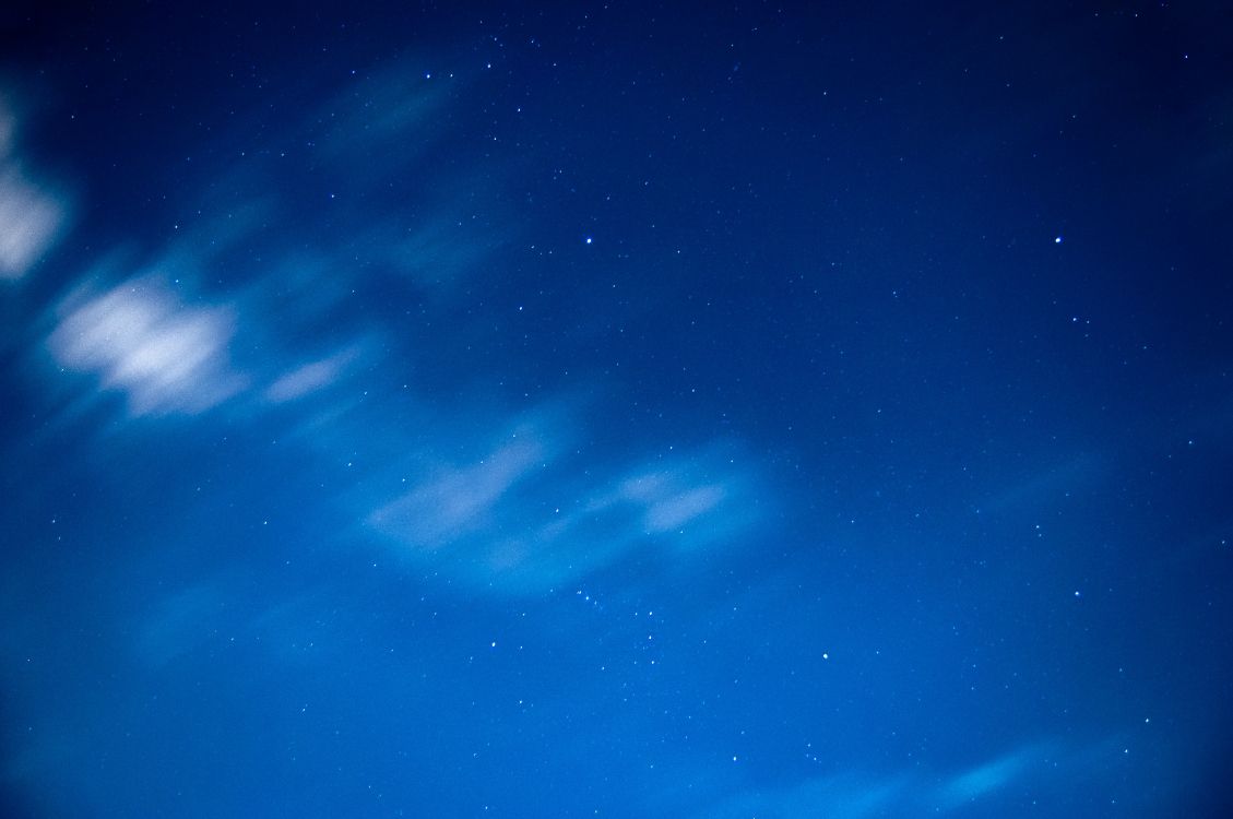 blue, atmosphere, night, cloud, electric blue