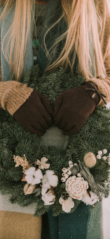 Image wreath, floral design, brown, flower, bouquet