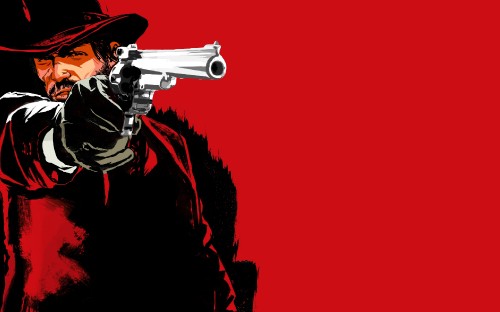 Image red dead redemption, illustration, pistol, hat, cowboy