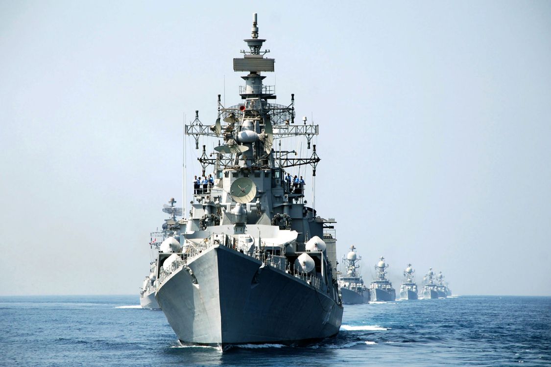 Día de la Marina, Armada de la India, Buque de Guerra de La, Destructora, Naval. Wallpaper in 3600x2400 Resolution