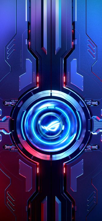 Téléphone ROG, Téléphone Rog 3, Asus, Lumière, Purple. Wallpaper in 1080x2340 Resolution