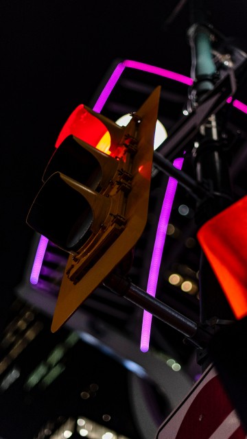 Image red yellow and black light