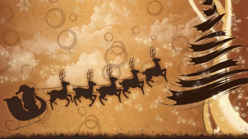 Image reindeer, Santa Claus, santa clauss reindeer, Christmas Day, art