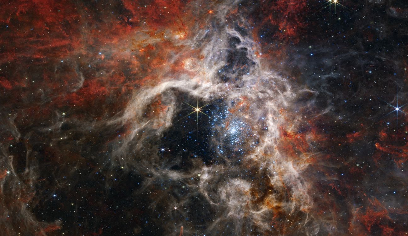 空间, 狼蛛星云, 空间望远镜, 望远镜, 明星 壁纸 2000x1157 允许