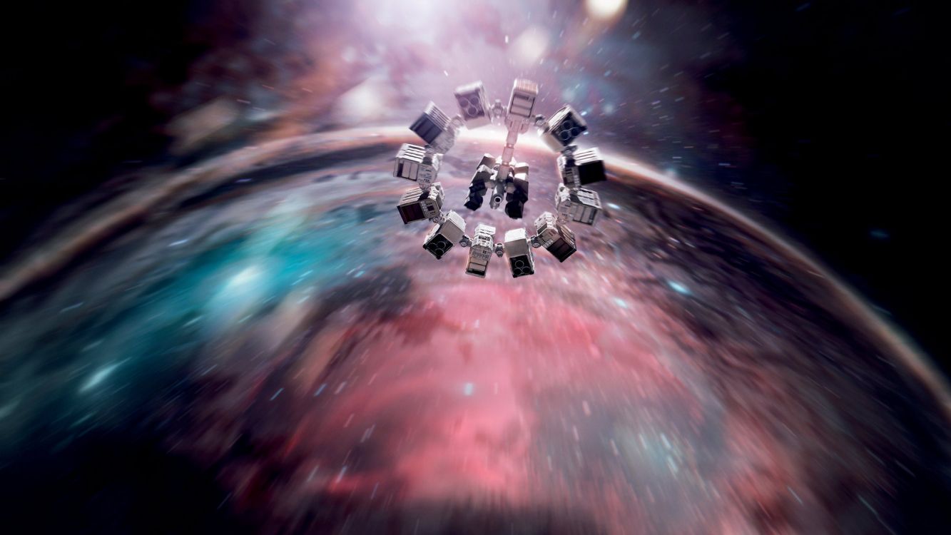 Luz Azul y Roja en el Lapso de Tiempo. Wallpaper in 2000x1125 Resolution