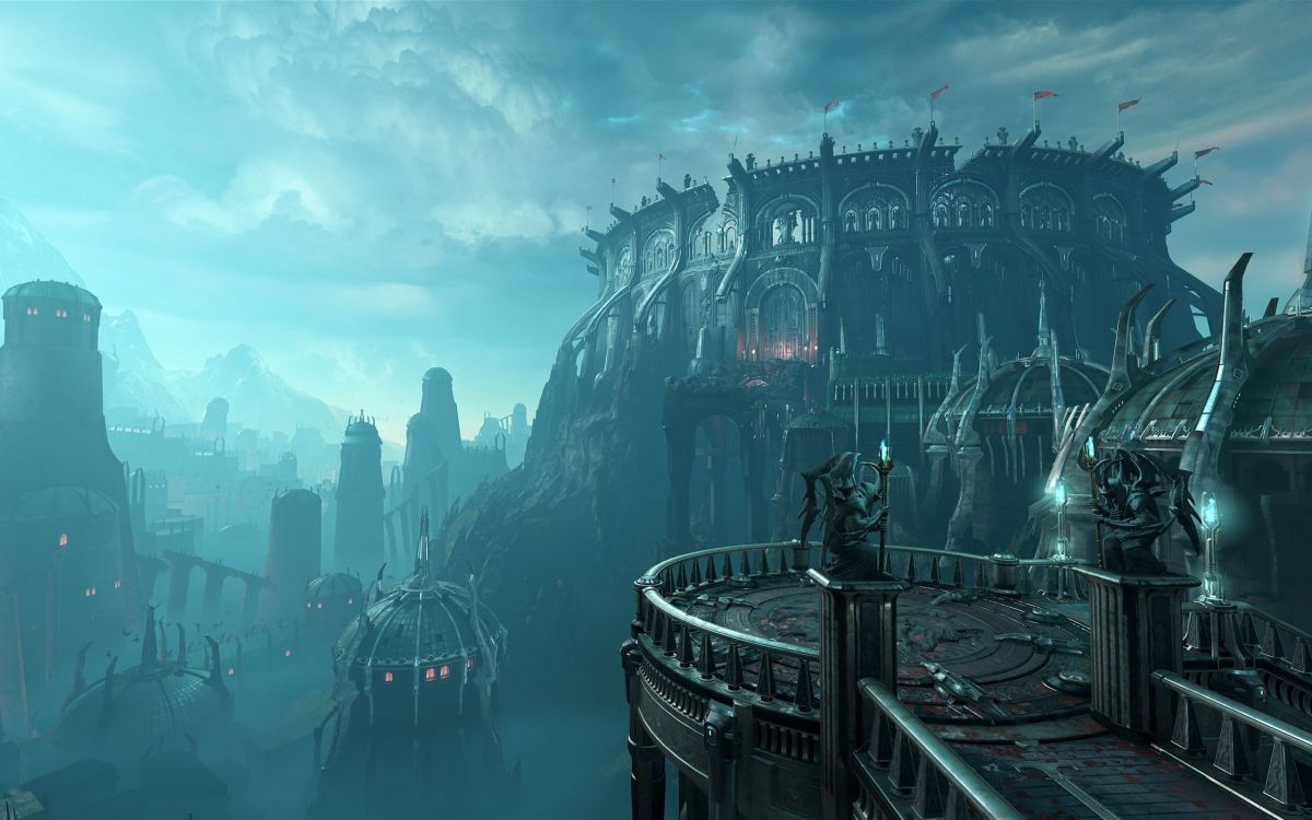 厄运, 贝塞斯达softworks, 一个xbox, 播放视频游戏, 生物群落 壁纸 2560x1600 允许